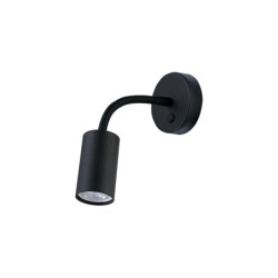 Sieninis šviestuvas EYE FLEX S GU10 IP20 Juoda