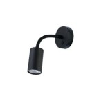 Sieninis šviestuvas EYE FLEX S GU10 IP20 Juoda