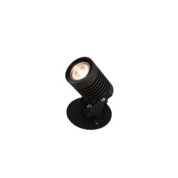 Sieninis šviestuvas SPIKE LED S LED 5W 3000K IP54 Juoda