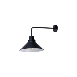 Sieninis šviestuvas CRAFT 1xE27 IP20 Juoda