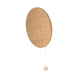 Sieninis šviestuvas MINIMAL 1xG9 IP20 Ąžuolo spalvos