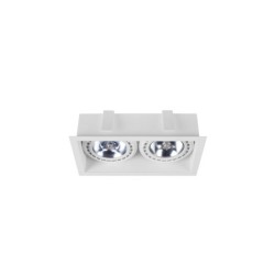 Įleidžiamas lubinis šviestuvas MOD DOWNLIGHT 2xGU10 ES111 IP20 Balta