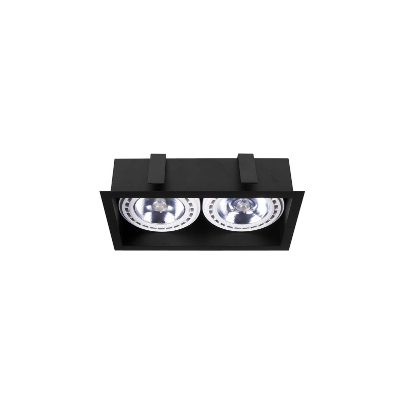 Įleidžiamas lubinis šviestuvas MOD DOWNLIGHT 2xGU10 ES111 IP20 Juoda