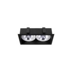 Įleidžiamas lubinis šviestuvas MOD DOWNLIGHT 2xGU10 ES111 IP20 Juoda