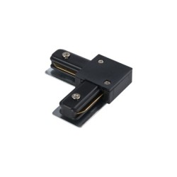 Bėginės sistemos L formos jungtis PROFILE L CONNECTOR IP20 Juoda