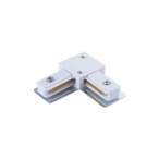 Bėginės sistemos L formos jungtis PROFILE CONNECTOR IP20 Balta