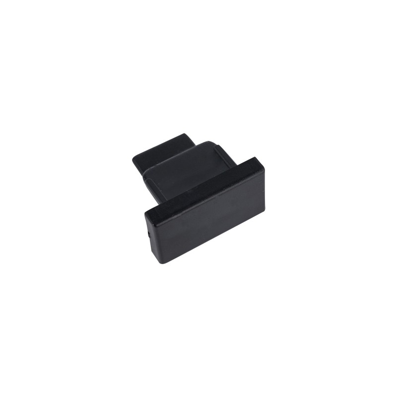 Dangtelis PROFILE DEAD END CAP IP20 Juoda
