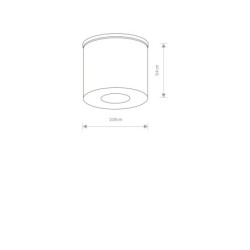 Lauko lubinis šviestuvas HEXA 1xGU10 IP44 Grafitinė