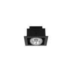 Įleidžiamas lubinis šviestuvas DOWNLIGHT ES111 1xGU10 ES111 IP20 Juoda