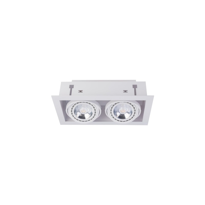 Įleidžiamas lubinis šviestuvas DOWNLIGHT ES111 2xGU10 ES111 IP20 Balta