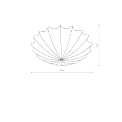 Plafonas FORM L 4xE27 IP20 Balta