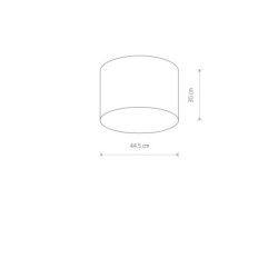 Plafonas CAMERON 3xE27 IP20 Balta