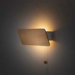 Sieninis šviestuvas OSLO 30 1xE14 IP20 Ruda