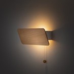 Sieninis šviestuvas OSLO 30 1xE14 IP20 Ruda