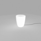 Dekoratyvinis lauko šviestuvas FLOWERPOT S E27 IP44 Balta