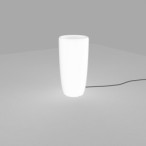 Dekoratyvinis lauko šviestuvas FLOWERPOT M 1xE27 IP44 Balta
