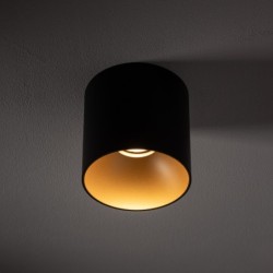Taškinis šviestuvas POINT TONE 1xGU10 IP20 Juoda