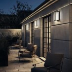 Sieninis šviestuvas SYMMETRY LED 7W 3000K IP54 Grafito