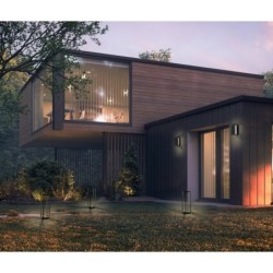 Sieninis šviestuvas SYMMETRY LED 7W 3000K IP54 Grafito