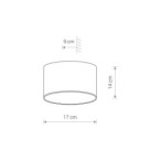Sieninis šviestuvas ELLIPSES LED 10W 3000K IP54 Juoda
