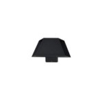 Sieninis šviestuvas TRIANGLES LED 2x5W 3000K IP54 Juoda