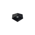 Sieninis šviestuvas TRIANGLES LED 2x5W 3000K IP54 Juoda