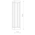 Pastatomas lauko šviestuvas STRUCTURE LED 13W 3000K IP54 Juoda
