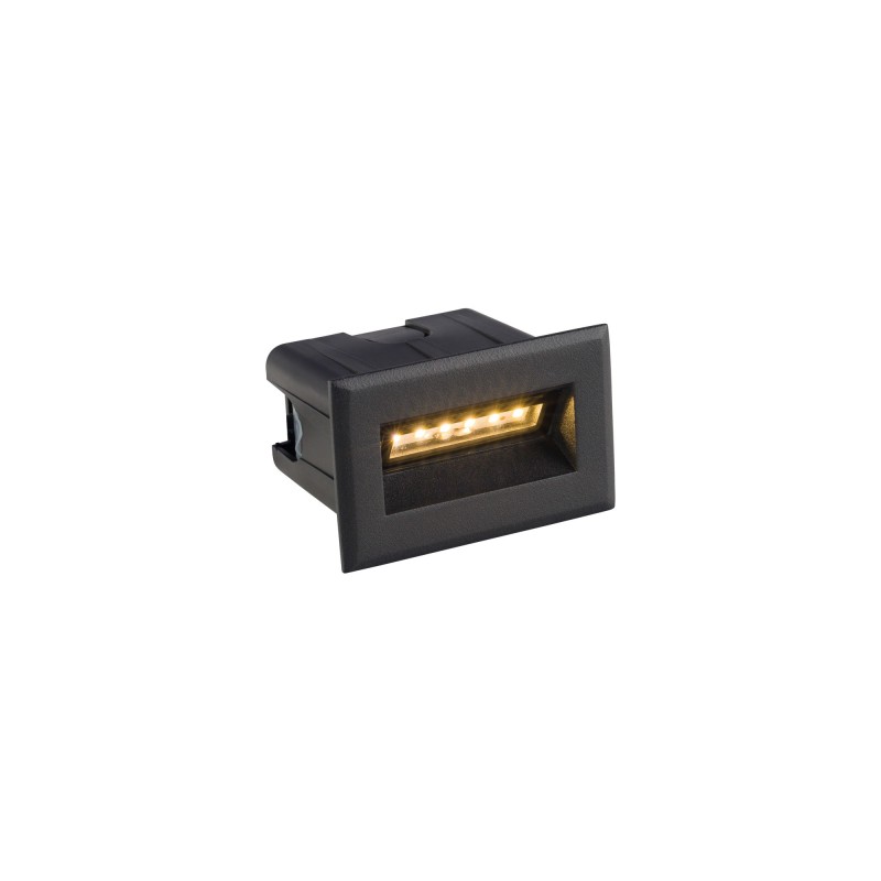 Sieninis montuojamas lauko šviestuvas BAY LED LED 3W 3000K IP65 Juoda