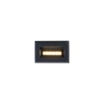 Sieninis montuojamas lauko šviestuvas BAY LED LED 3W 3000K IP65 Juoda