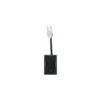 Sieninis montuojamas lauko šviestuvas BAY LED LED 3W 3000K IP65 Juoda