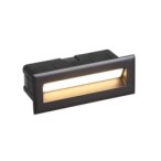 Sieninis montuojamas lauko šviestuvas BAY LED LED 5W 3000K IP65 Juoda