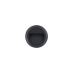 Sieninis šviestuvas SIDEWALK ROUND LED 3W 3000K IP54 Juoda