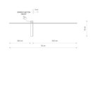 Sieninis šviestuvas IMPULSE LED M LED 10W 3000K IP23 Juoda
