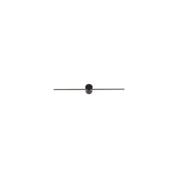 Sieninis šviestuvas PIN LED S LED 6W 4000K IP44 Juoda