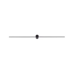 Sieninis šviestuvas PIN LED L LED 15W 4000K IP44 Juoda