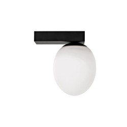 Sieninis šviestuvas ICE EGG C G9 IP44 Juoda