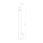 Sieninis šviestuvas ICE TUBE LED M LED 8W 4000K IP44 Balta