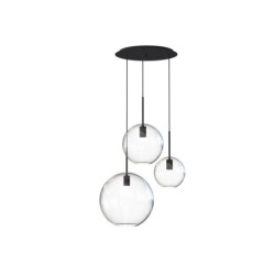 Pakabinamas šviestuvas SPHERE 3xE27 IP20 Skaidri