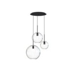 Pakabinamas šviestuvas SPHERE 3xE27 IP20 Skaidri
