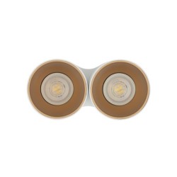 Taškinis šviestuvas EYE TONE 2xGU10 IP20 Balta