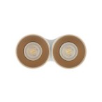 Taškinis šviestuvas EYE TONE 2xGU10 IP20 Balta