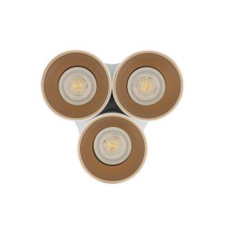 Taškinis šviestuvas EYE TONE 3xGU10 IP20 Balta