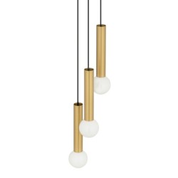 Pakabinamas šviestuvas BATON 3xE27 IP20 Žalvario