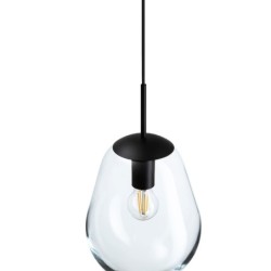 Pakabinamas šviestuvas PEAR S 1xE27 IP20 Skaidri