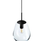 Pakabinamas šviestuvas PEAR S 1xE27 IP20 Skaidri