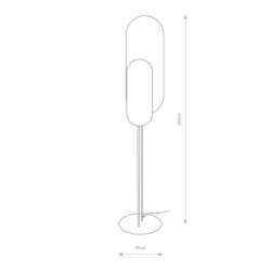 Toršeras WHEEL LUX 2xGX53 IP20 Juoda