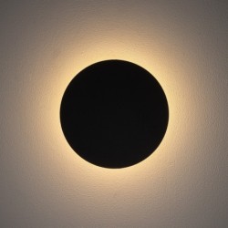 Sieninis šviestuvas RING LED S LED 7W 3000K IP20 Juoda