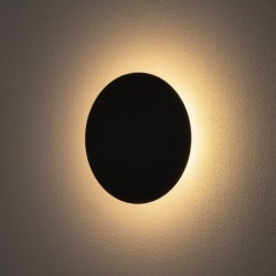 Sieninis šviestuvas RING LED S LED 7W 3000K IP20 Juoda