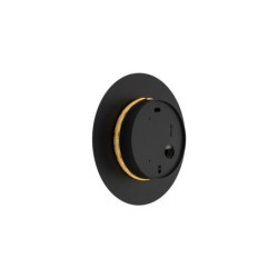 Sieninis šviestuvas RING LED S LED 7W 3000K IP20 Juoda