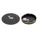 Sieninis šviestuvas RING LED M LED 10W 3000K IP20 Juoda